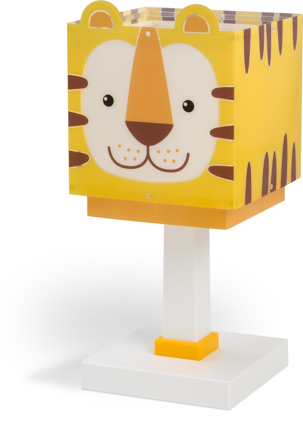Dalber Lámpara Infantil de Mesilla Little Tiger Tigre 64561N G4 | Lámpara infantil de mesa o mesita; G4 4W LED - Bombilla incluida; Luz Quitamiedos