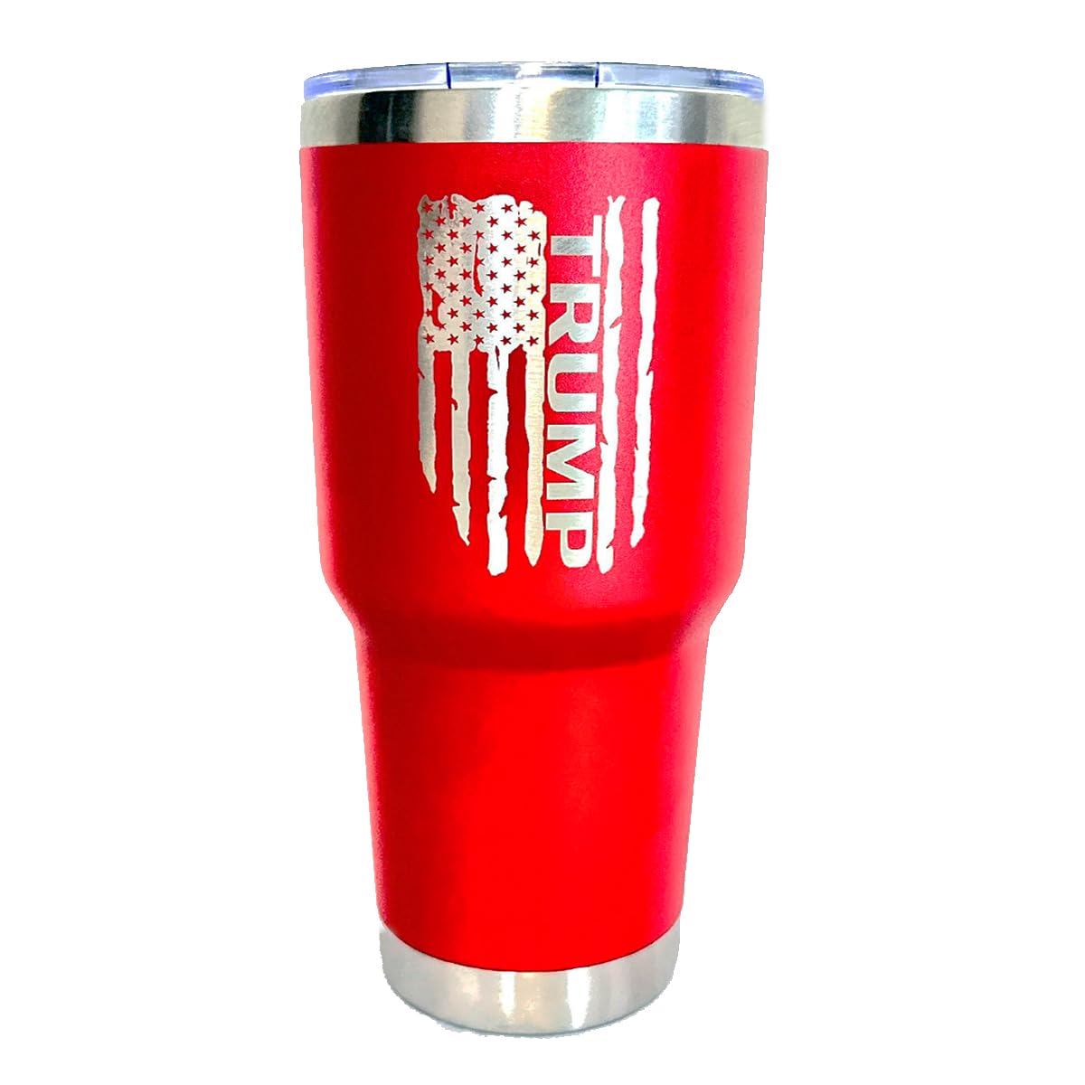 MaverickAdvantage 30oz Tattered Trump Flag Drinkware Tumbler