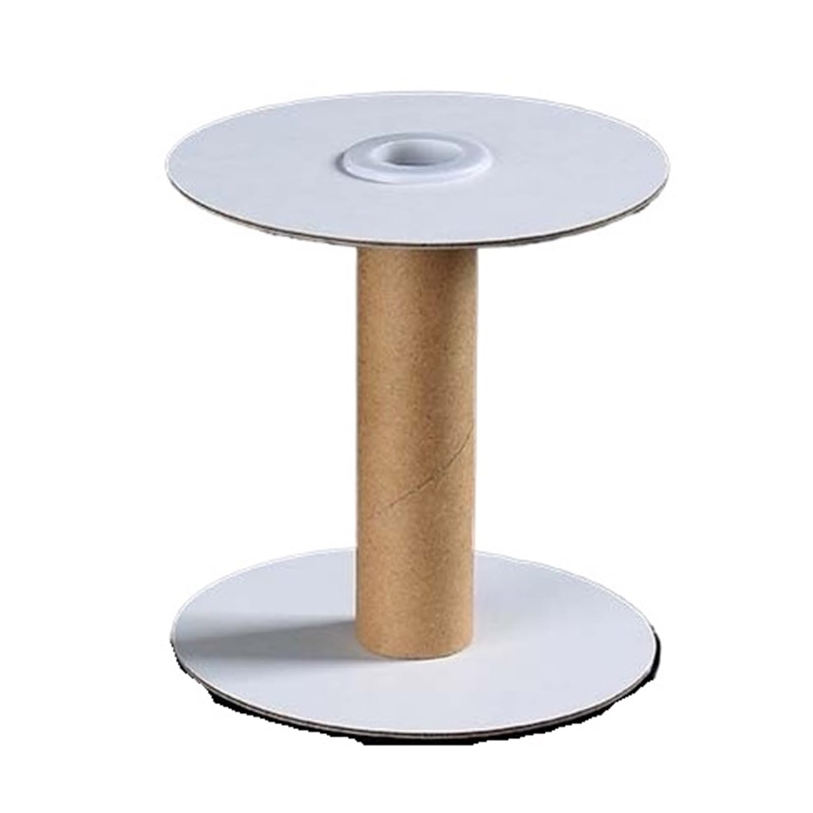 AXVOLA Empty Paper Spool 10-40Pcs Dia 8cm Paper Bobbins Empty Thread Spools for Twine Wire Ribbons Reel Spool Sew Accessories Tool DIY Blank(8x8cm,10pcs)