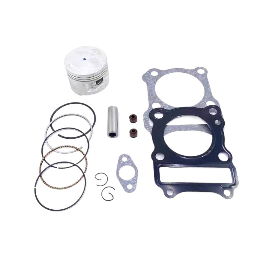Kit pistone cilindro motore moto compatibile con Haojue EN125 EN125-A EN125-2F EN125-2A 125cc EN 125cc EN125-2E