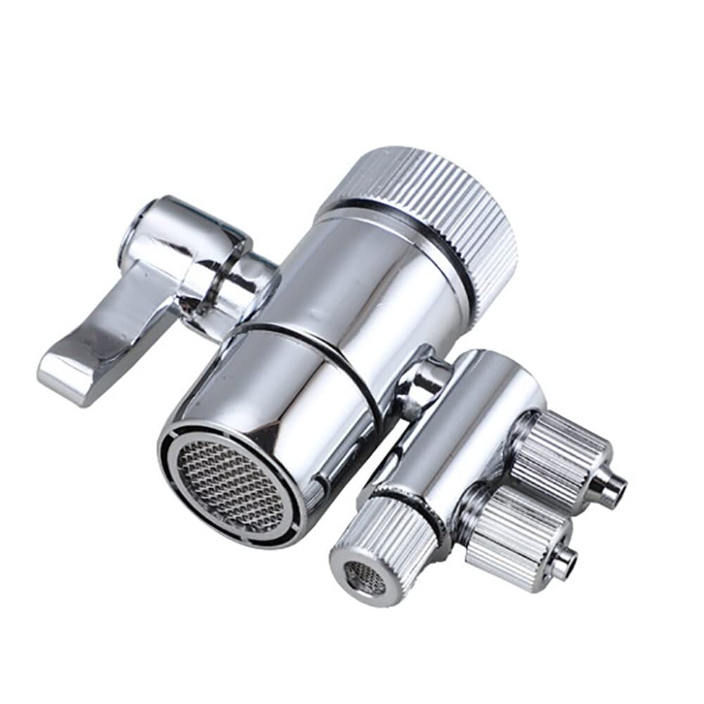 Tubes de 1/4 pouce sans fuite grâce à l'adaptateur robinet deux voies universel