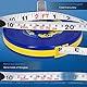 S&R Bandmaß Fiberglas 20m / 66 Ft, Breite 13mm, Rollmeter METER und ZOLL doppel Seiten markiert, Rollmaßband 20 m Maßmeter Kapselbandmass