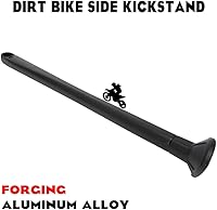 Vista 2 de JFG RACING Dirt Bike Kickstand lateral soporte forja aluminio con resortes para XC XCW XCF EXC EXCF 150 200 250 300 350 400 450 500 505 530 Negro