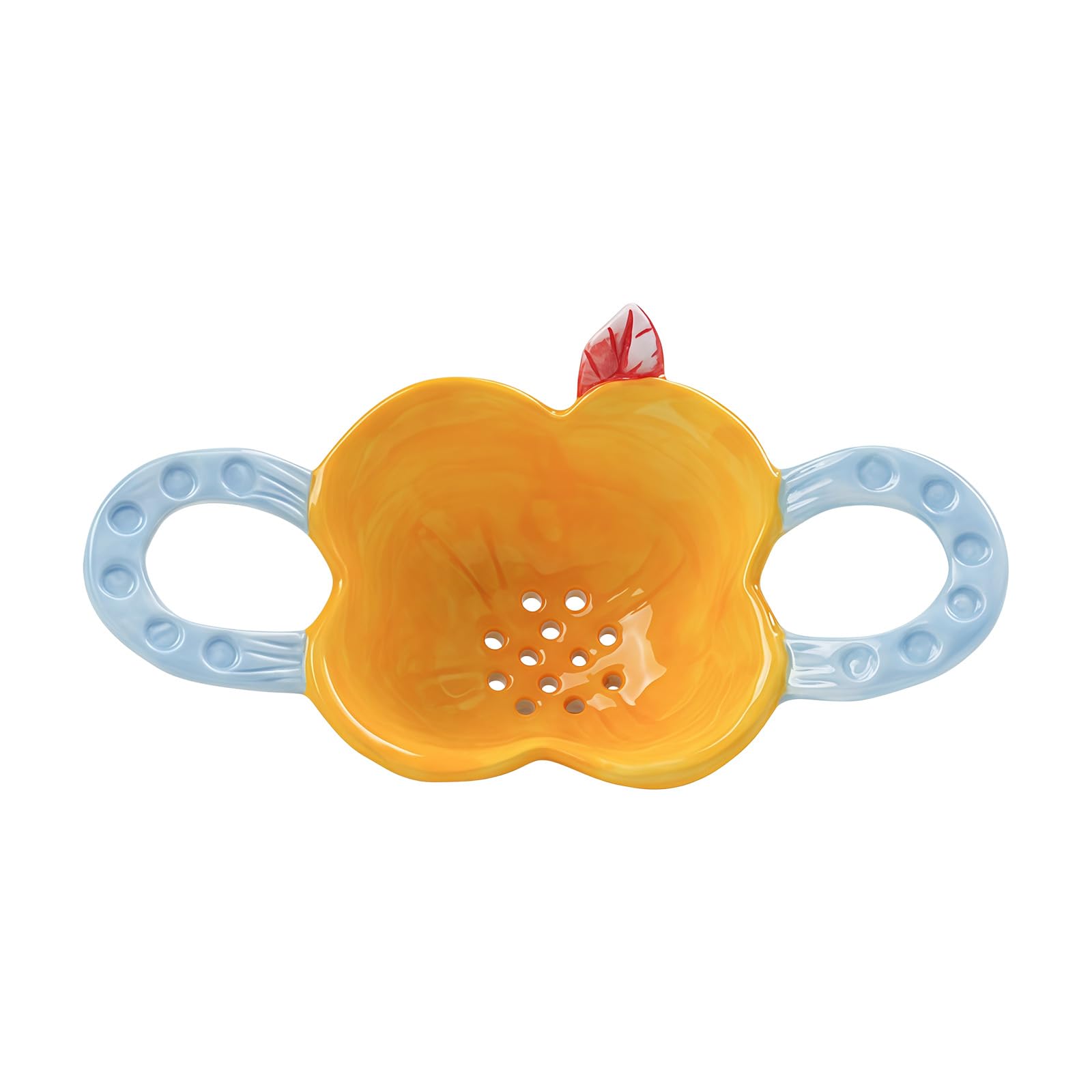 alloneslife Stylish Ceramic Tea Strainer Designed As a Flower Artistic Tea Accessory for Effortless Brewing and Decorative Appeal Ceramic Infuser