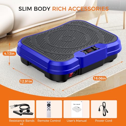 Image of NXSCI Vibration Plate Exercise Machine, Vibration Plate for Lymphatic Drainage Weight Loss, Shake Plate with 250 Speed Levels, 400 Lbs Capacity Full Body Workout for Home Office Gym