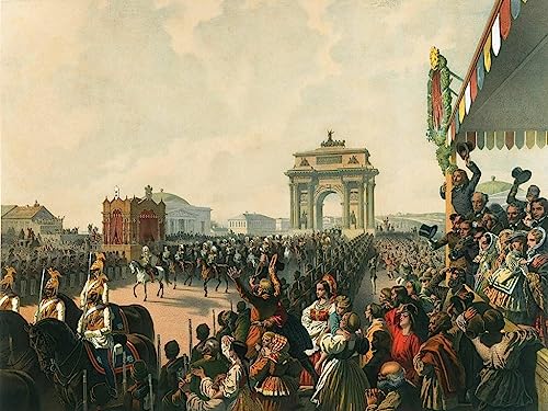 Poster Alexandre II et Maria Alexandrovna déco salon chic 50 x 70 cm