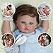 SCOM 18-Inch Reborn Baby Dolls Boy - Realistic Newborn Baby Doll, Lifelike Weighted Soft Body, Adorable Poseable Real Life Doll with Accessories – Gift for Kids Age 3+ & Collectors