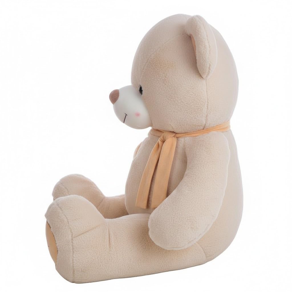 Creaciones Llopis – Oso y Perro de Peluche Gigante 140 cm – Animales de Peluche Grandes – Varios Modelos y Colores (Oso Love Beis)