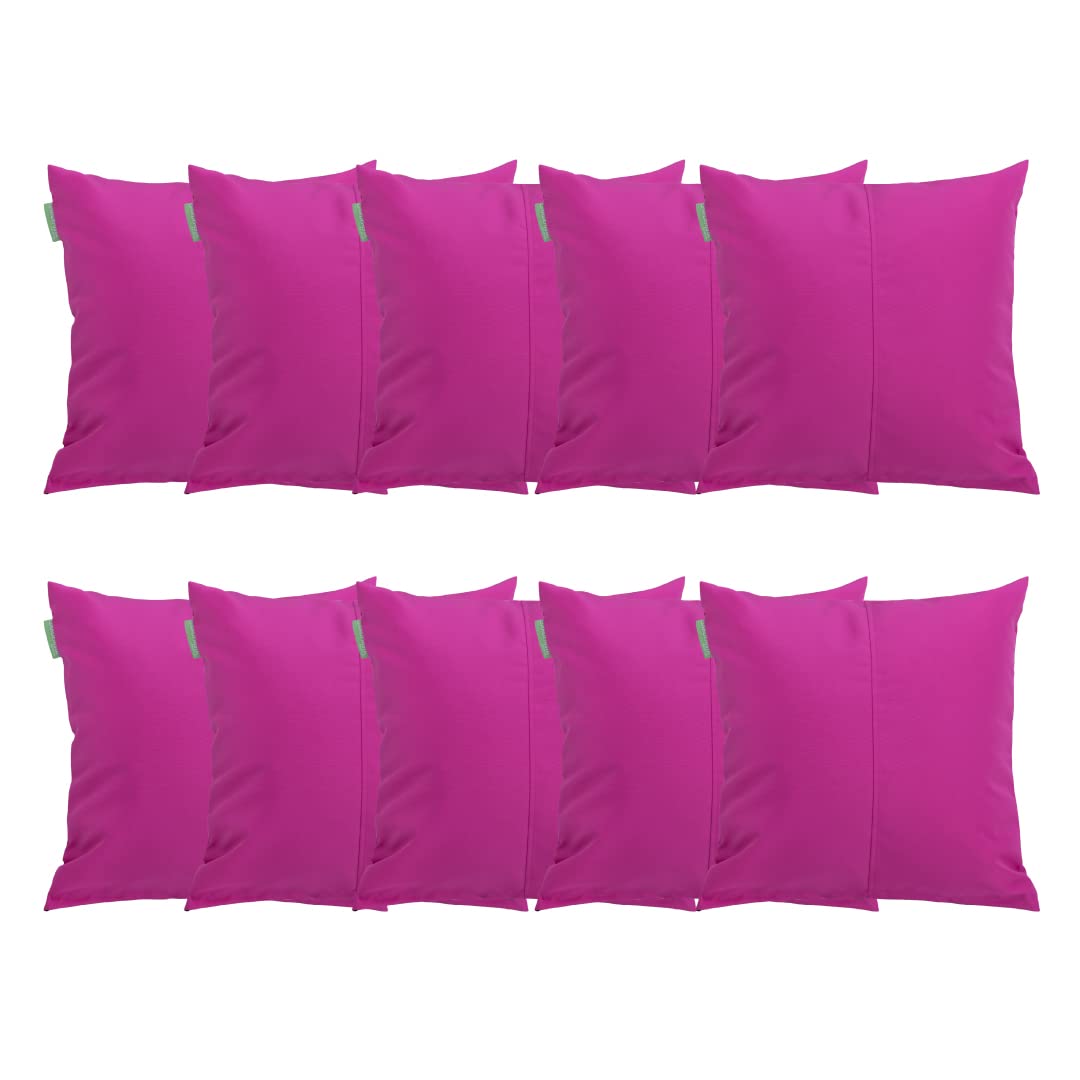 Gardenista Large Garden Scatter Cushion | Water Resistant Hollowfibre Filled Outdoor Seating Furniture Pillow | Great for Patio Rattan Chairs | Comfy & Lightweight (10, Pink) — image 1