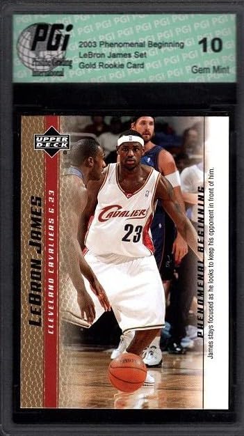 Amazon.com: LeBron James 2003 Upper Deck GOLD SP PHENOMENAL