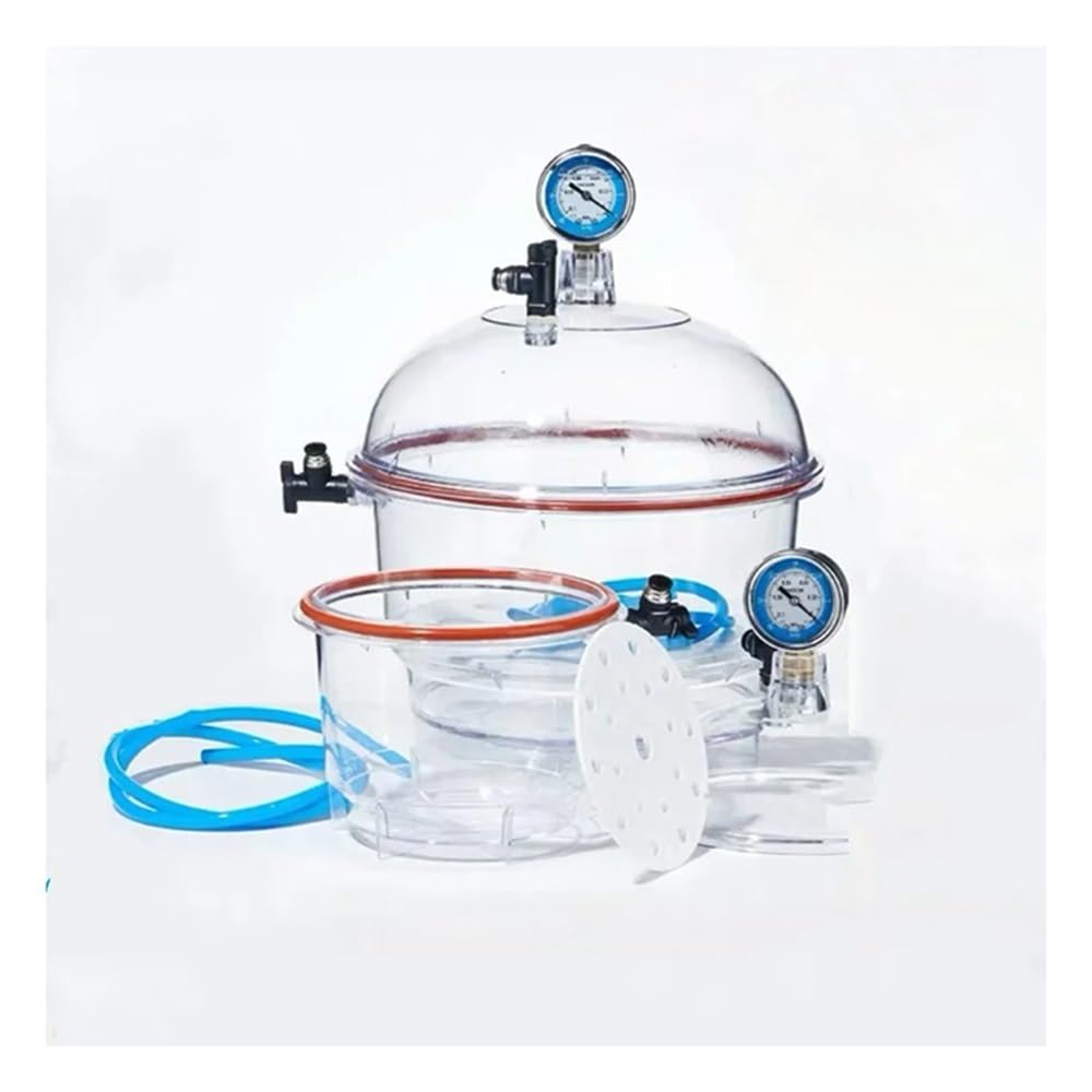 Urządzenia laboratoryjne i wyposażenie laboratoryjne 150 mm, tworzywo sztuczne, próżniowe, przezroczyste, do przechowywania, manometr zaworu (150 mm)