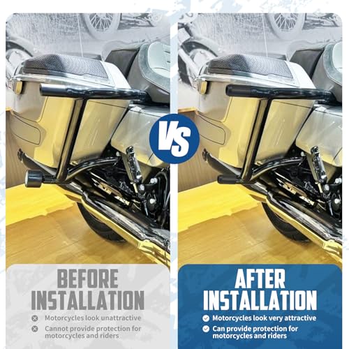 Protector Trasero para Alforjas con Soportes para Harley Touring miniatura 3