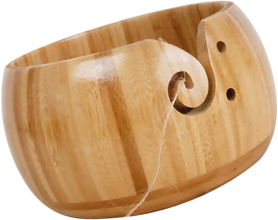 Yarn Bowl Large Handmade Yarn Storage Holder Bowl for Knitting Knitting Accessories