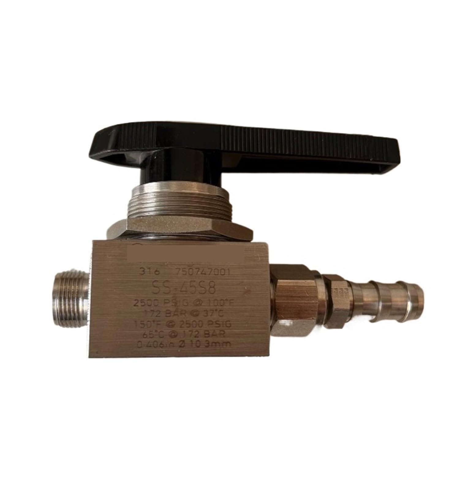 Hqdrcy One Color 1-Piece Stainless Steel Ball Valve Ss-45S8 1/2In 12Cv For Automated