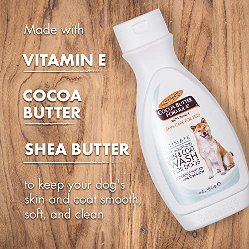 Palmer's Cocoa Butter Ultimate Skin Soothing Dog Shampoo For Dry Skin, Shampoo For Dogs With Cocoa Butter, Vitamin E, And Shea Butter From Soothing Dog Shampoo For Dry, Itchy Skin - 16Oz #TOP2