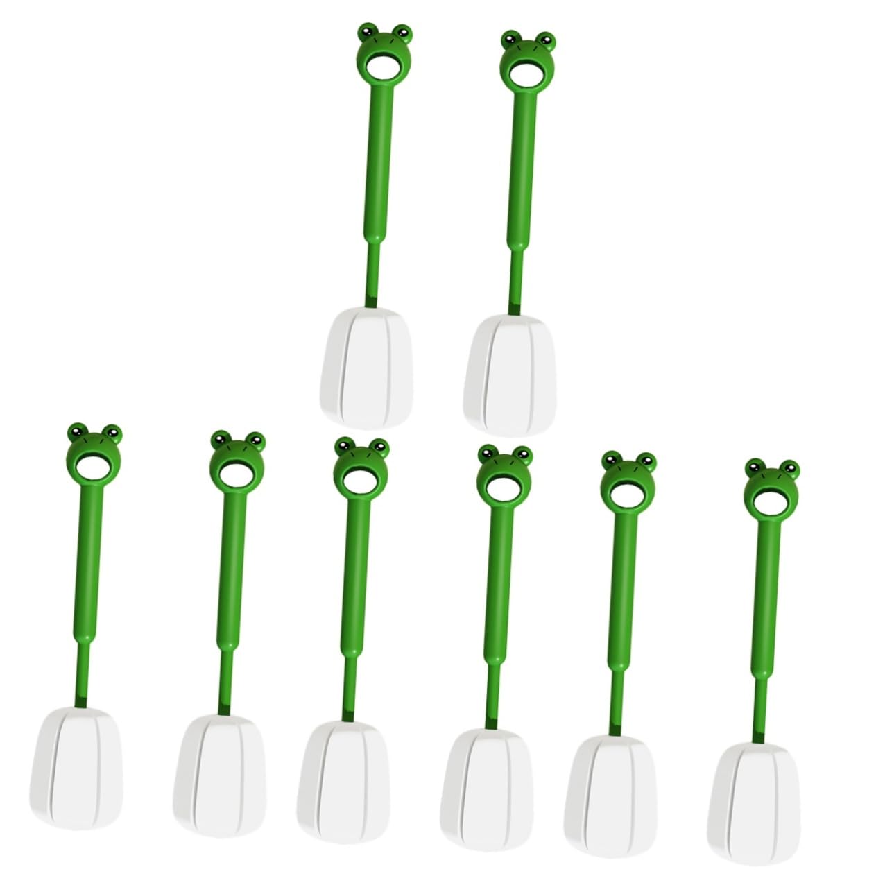 Cepillos Limpiadores para Botellas Y Tazas Cepillo De Mango para Limpieza De Utensilios De Cocina para Biberones Y Esponja Almacenamiento Compacto 2 Piezas X 4
