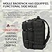 Orca Tactical Backpack for Men – 34L Military Backpack, 1 to 2 Day Molle Assault Pack, Water-Resistant 600D Polyester Rucksack for Survival, Hunting, Camping & Hiking (Black)