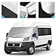 Frontscheibe Wrap Cover Ersatz für FIAT Ducato 2006-2022, Auto Windschutzscheiben Abdeckung Ersatz für Peugeot Boxer und Citroën Jumper, 600D Luxus Sonnenschutz Wasserdichtes Schnee-Eisschutz