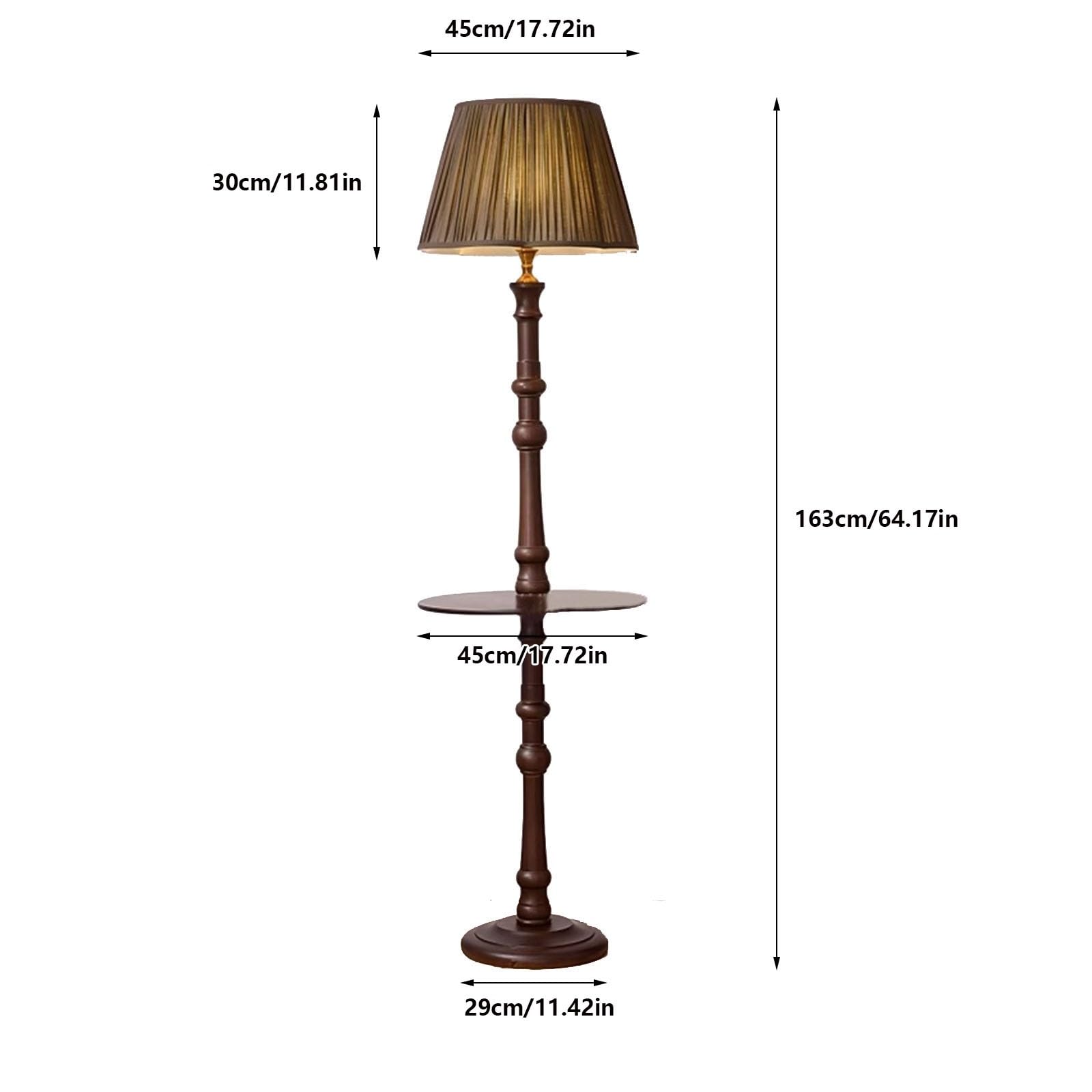 Nowoczesna lampa stojąca z półkami, ściemniany pilot zdalnego sterowania z 3 kolorami wysoka lampa narożna do salonu, sypialni, biura, stylowe rozwiązanie oświetleniowe do domu