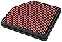 Red Reuseable Washable Drop-In Air Filter Panel Compatible with Volvo S30 S80 V60 V70 XC60 XC70 3.0L 3.2L 07-16