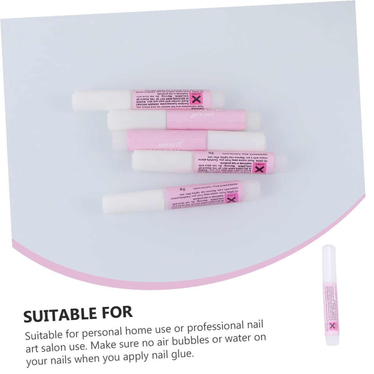 3 Series Adhesivo Para Postizas De Manicura De Secado Para Decoraciones Casa 25 Piezas*3