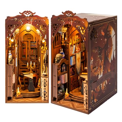 Diy Miniature Rolife Book Nook Kit Puzzle In Legno 3D Fai Da Te Libro Nook Miniature Casa Barbie - Foto 8