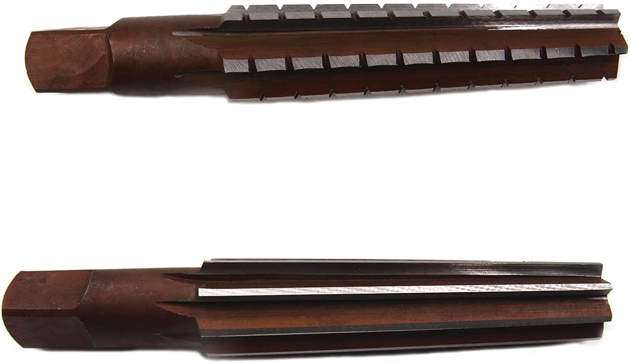 Driak 1 Set MT3 Reamer Set 2PC No.3 Morse Taper Reamer Set MT3 for Power Tools