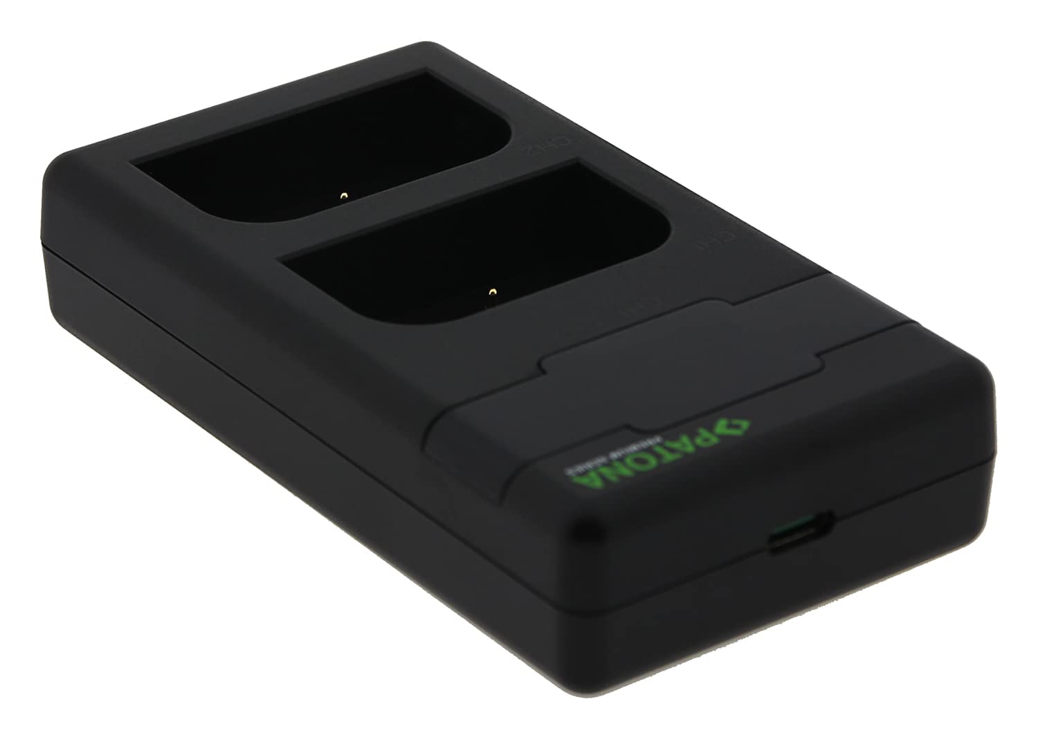 PATONA Set 2X BLX-1 Protect batería 2600mAh con Cargador PD Dual USB-C LCD | Carga rápida con fuente de 20W, compatible con Olympus OM-1, OM1 Mark II, OM-3, OM3, con NTC-Sensor y caja protectora