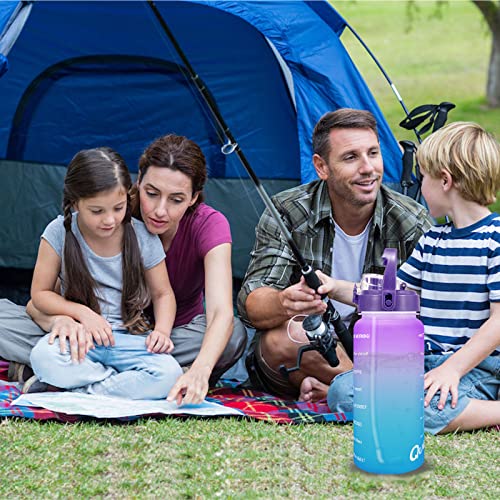 QuiFit Borraccia sportiva da 2 litri: con