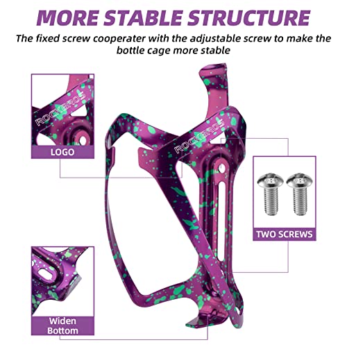 Rockbros Bicycle Water Bottle Holder For Mountain Bike 2-Pack Aluminum Bike Water Bottler Cage For Road Bikes #TOP3