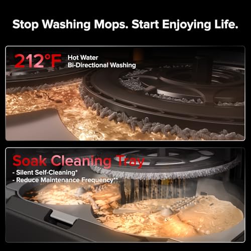 Image of Roborock 4-Pack Replacement Mop Pads for Saros 20, Qrevo Edge 2, Saros 10R, Qrevo Edge 3 Pro, Qrevo 2 Pro, Qrevo CurvX, Saros Z70, Reusable Mop Pads for Hardwood Tile Marble Carpet
