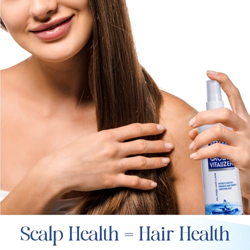 Image of VCare Hair Growth Vitalizer for Men & Women, Oil-Free Hair Serum, Reduces Hair Fall, Boosts Hair Growth, Nourishes Scalp, Non-Sticky Formula, 2 x 100ml, Hair Care Essential for All Hair Types