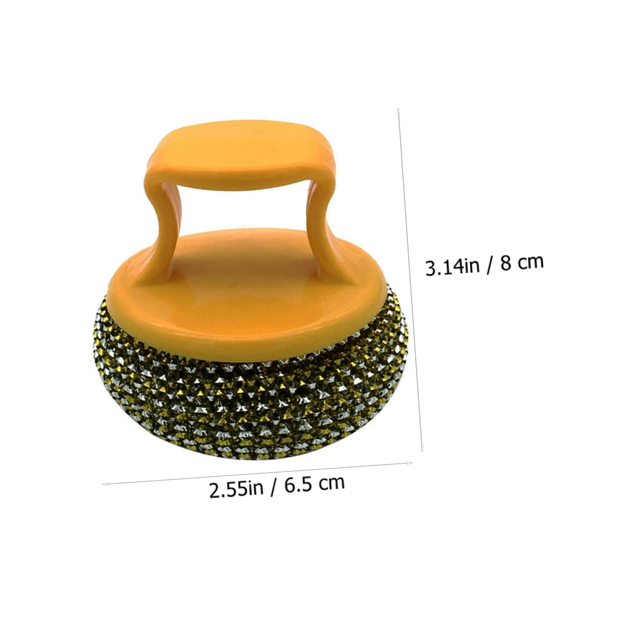 BEBEMOKO 8pcs Steel Wire Brush Tool for Pots and Tableware Dish Brush for Restaurant Use Long Lasting Removal Random Color