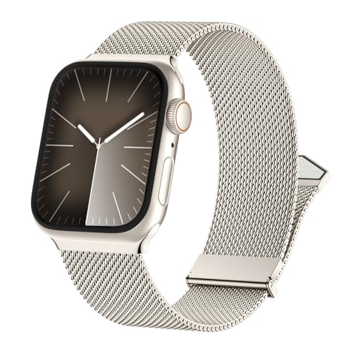 Metal Strap Compatible with Apple Watch Straps 46mm 40mm 41mm 38mm 42mm 44mm 45mm 49mm Women Men