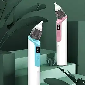 Aspirador Nasal Elétrico para Bebê 6 Velocidades Recarregável USB Limpeza Nariz Ouvido