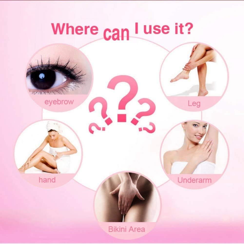 Electric Face Eyebrow Scissors Hair Trimmer Mini Portable Women Body Shaver Remover Blade Razor