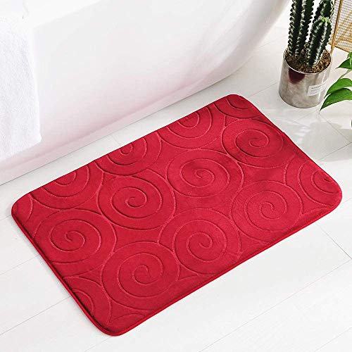 AYCPG Rutschfestes WC-Vorleger-Set mit WC-Deckelbezug für Badezimmer, Falai, Samtstein, geprägte WC-Bodenmatte, Badewannenseite, rutschfeste Fußmatte, dreiteilige Badezimmermatte C1 Lucar (Farbe: C2) – Bild 5