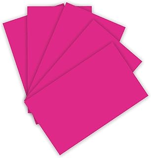folia-Cartulina de 220 g/m², cartón Color Rosa, DIN A4, 100 Hojas, como Base para numerosas Manualidades, (MAX Bringmann KG 6122/4/23)