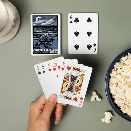 Baraja Póker Cumberland Island 52 cartas Tamaño Poker miniatura 2