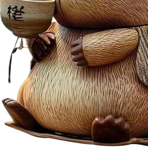 Mini décoration animale capybara le cadeau idéal pour le bureau - 8