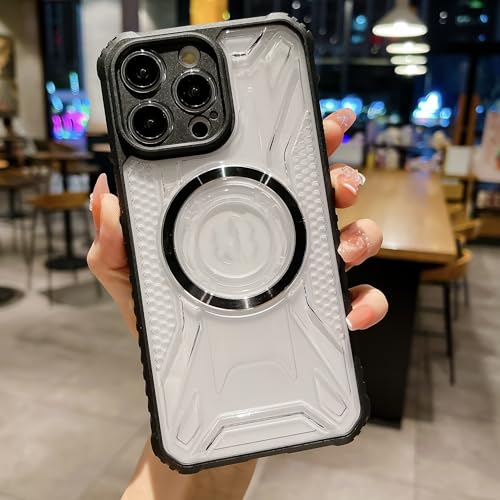 Coque rigide polycarbonate iPhone 13 Pro Max premium au fini transparent noir épuré