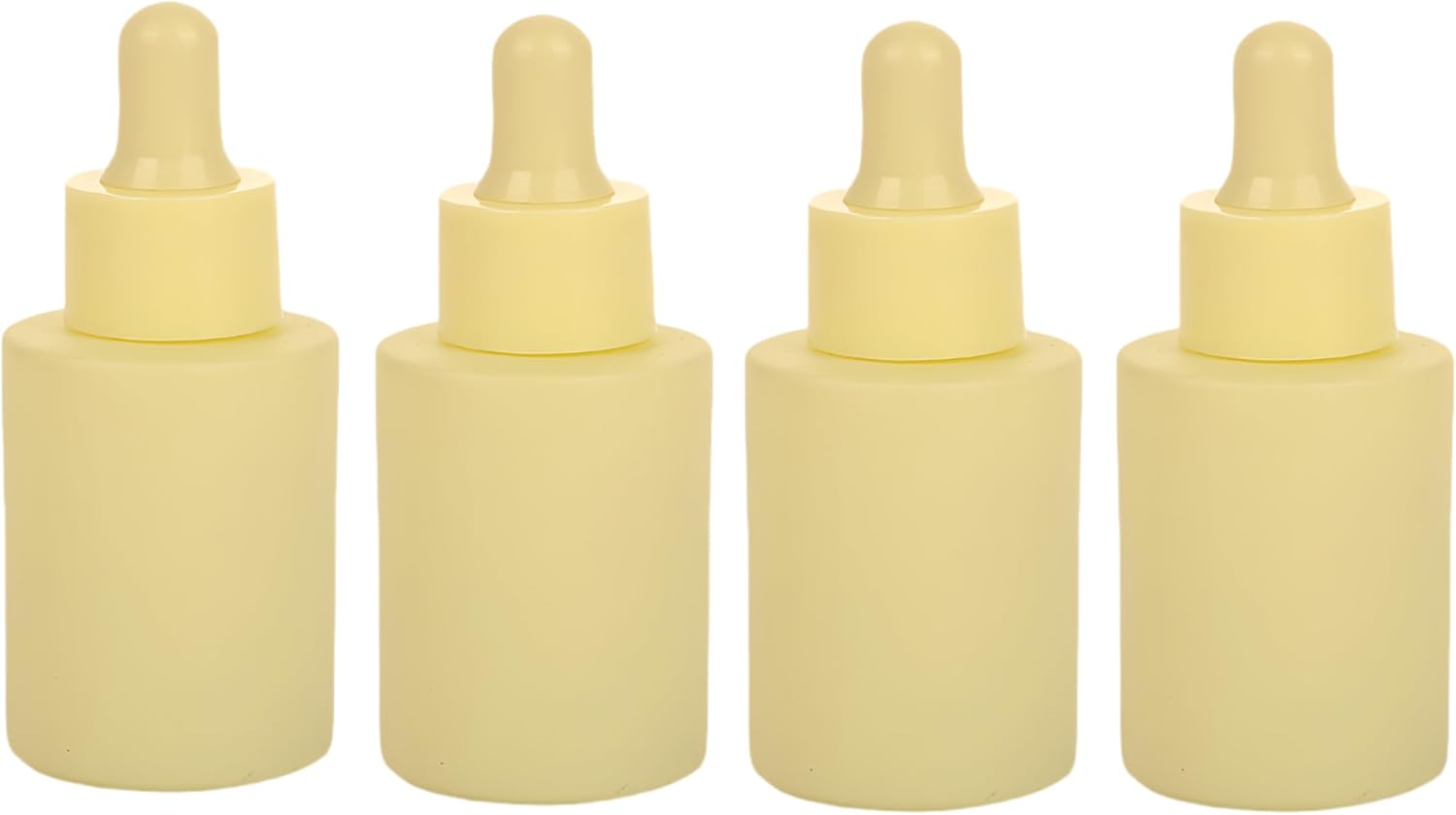 4 Pack 1 oz Green Eye Dropper Bottle with Glass Eye Dropper,30ml Small Glass Dropper Bottles for Essential Oil Perfumes Liquid Cosmetic Sample Laboratory
