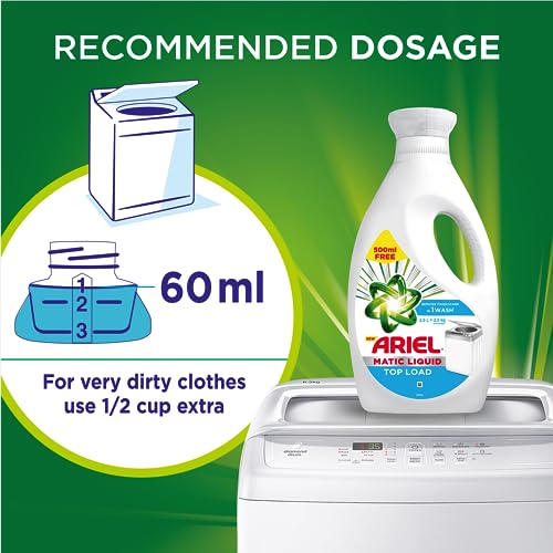 Ariel Matic Liquid Detergent Top Load 2 Ltr + 500 MilliLitre Free