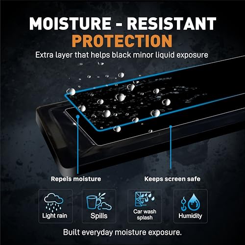 Image of ZEIR Screen Protector For MAHINDRA XUV 3XO REV-X M /M(O) - 10.25 INCH INFOTAINMENT Touchscreen | MahindraRevX Electric Car Display Guard | 9H Hardness, Anti-Scratch & Water Resistant | HD Clarity XUV3XO Car Dashboard Accessory 2025+ [Not Tempered Glass] (RevX Info)