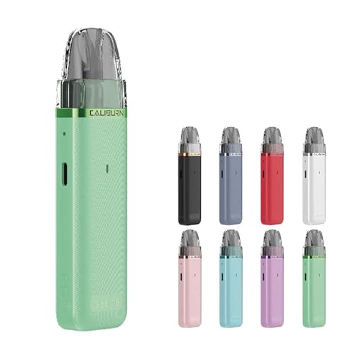 [EF Caliburn G3 Lite Pod System Kit 1200mAh 2.5ml Jo[ W[X[ Cg |bh dq^oR Vape xCv X^[^[Lbg jR`t[ (Mint Green)