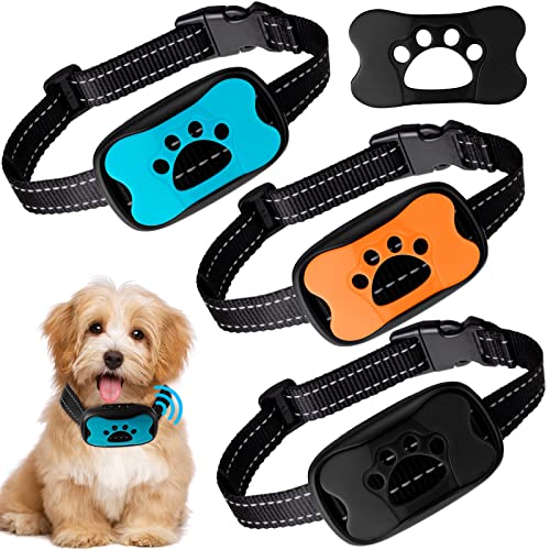 The Best Vibrating Bark Collar For Small Dogs 14 3 Pack Anti Bark Collar Training No Shock Stop Barking ...
