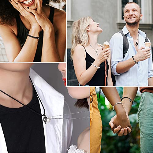 ADRAMATA 8 PCS Magnetici Coppie Bracciale Collana