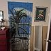 TACHILC Beach Tree Bamboo Beaded Curtains for Doorways, Door Beads Curtains, Hanging Bamboo Curtain