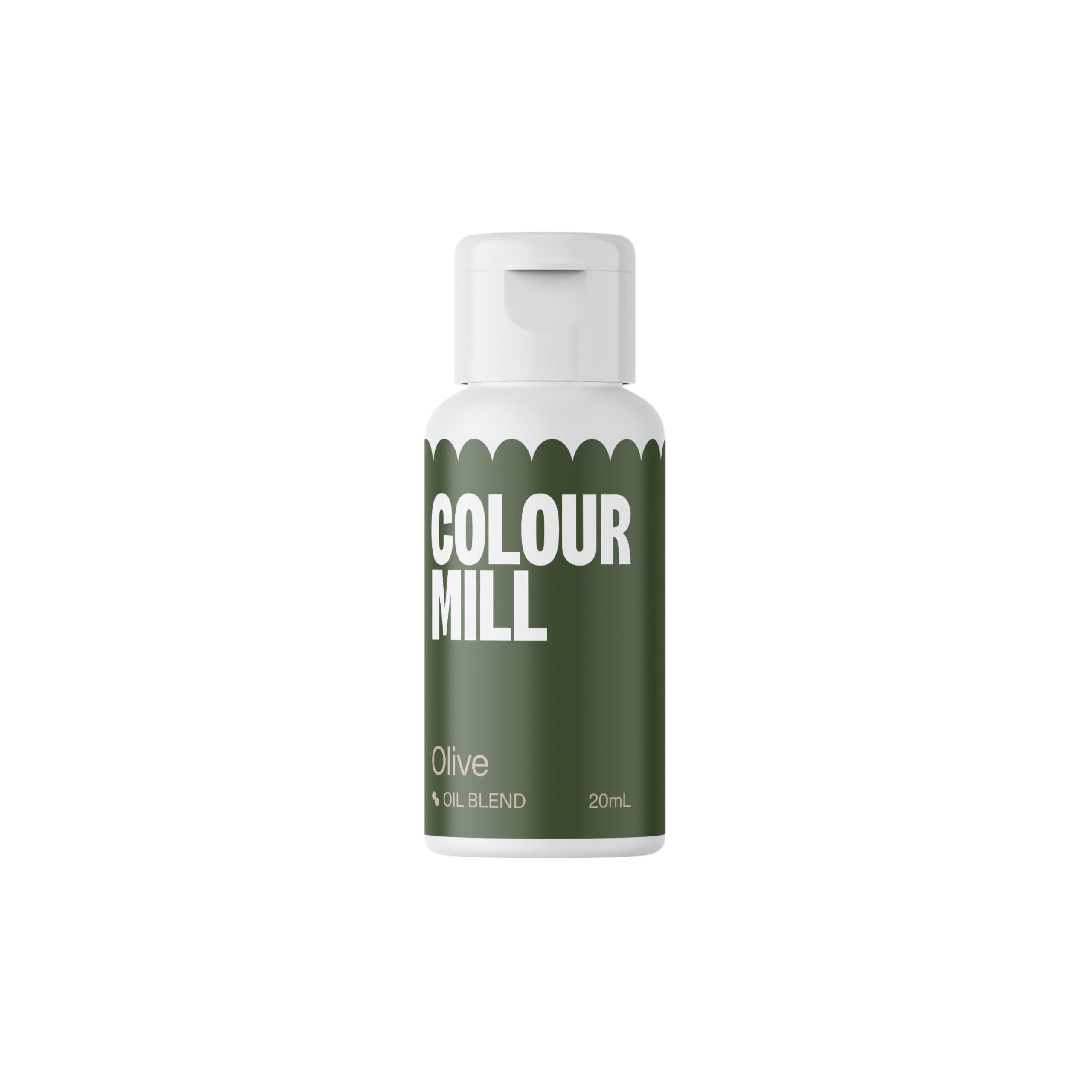Colour Mill Oil-Based Food Coloring, 20 Milliliters (Olive)