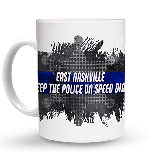 Makoroni East Nashville Police Keep on Speed Dial Mug 11oz